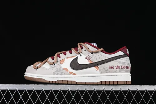All Categories Nk SB Dunk Series Nk SB Dunk Low Low-top Sneakers Nk Dunk Low Koala Party Deserted End Retro Style Wasteland Deconstruction Old Graffiti Beige Low-top Casual Sneakers FB7160-161